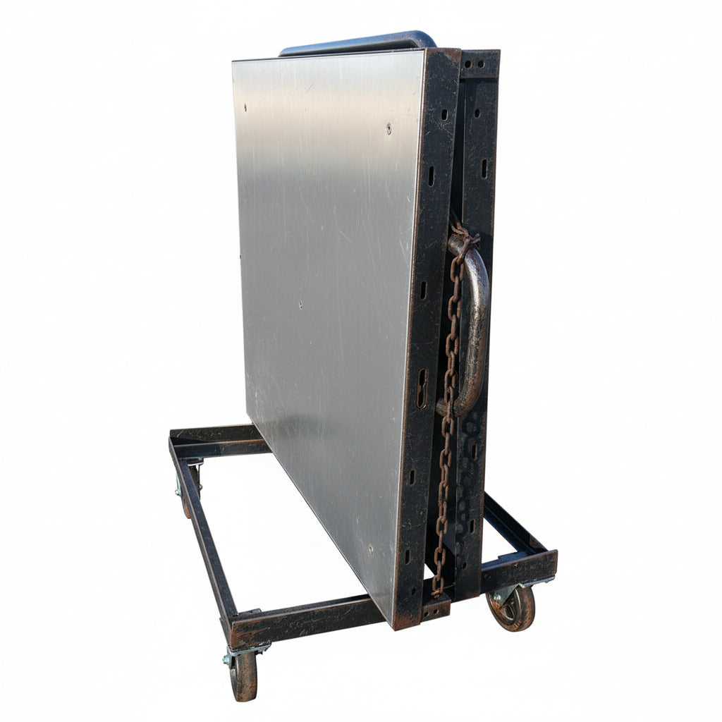 Stage Railing Cart Vertical Stage Storage Cart Model STA389