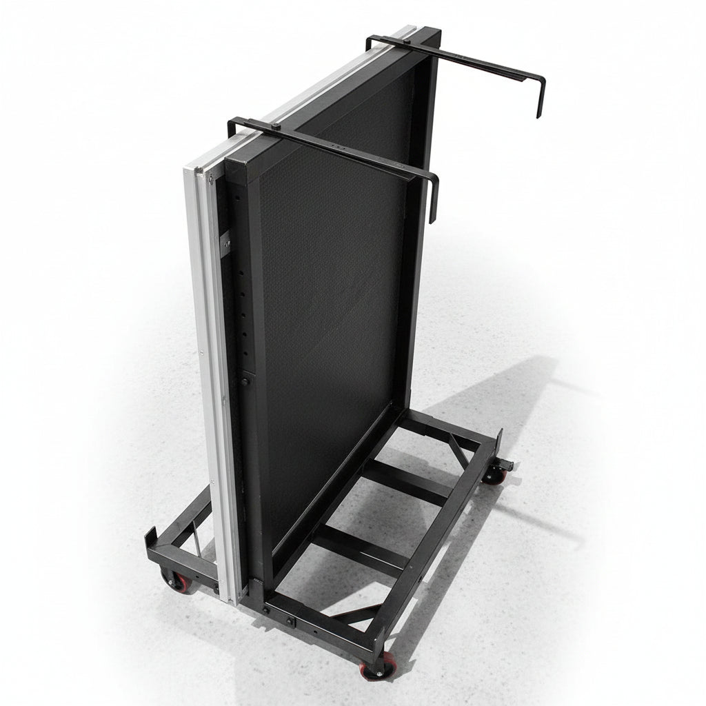 Rolling Vertical Storage Cart for 4'Wide Stage Decks Model STA3911
