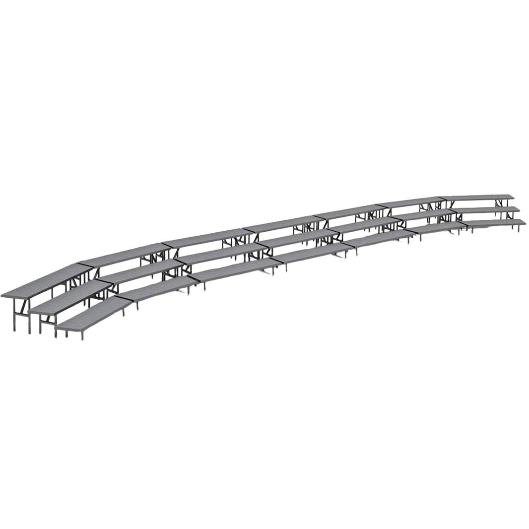 Standing Risers System 3 Tier - 41' Long - Coral Riser - Model STRS341