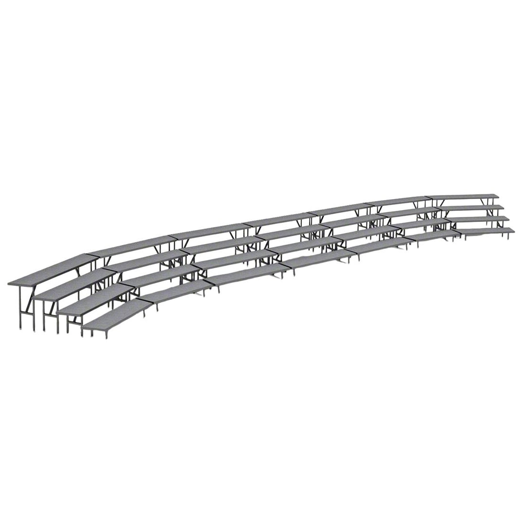 Standing Risers System 4 Tier - 42' Long - Coral Riser - Model STRS442