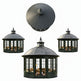 Architectural round sunroom with cupola and arched windows