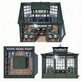 Clean architectural conservatory with dark metal framing