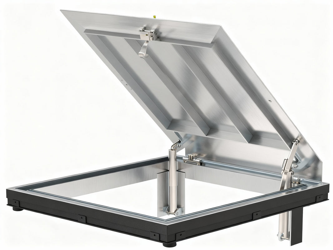 42x42 Aluminum Floor Access Door J-Channel Heavy Load Frame Model TJACFH20W4242