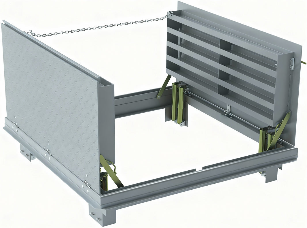 60x60 Floor Access Door J-Channel Heavy Load Frame Model TJCFH20W6060