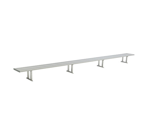 Backless 21 Feet Team Player Bench - Model TPB21NB