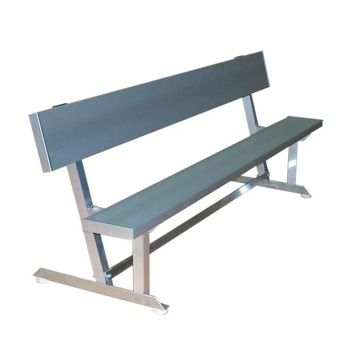 Aluminum Bench 7.5 Feet with back Team Player - Model TPB75WB