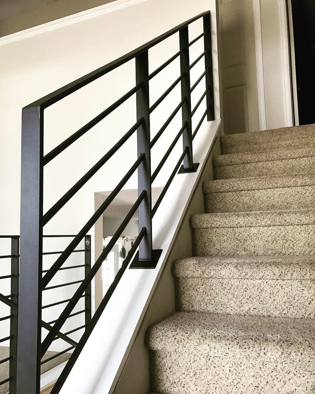 Modern Square Steel Hand Railing | Made In Canada | Model # SRP1110