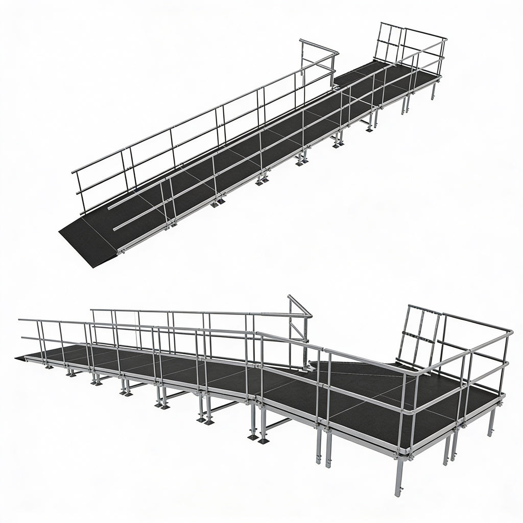 Universal Straight ADA Wheelchair Ramp for 24