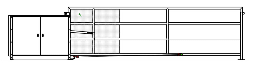 Vertical Pivot Gate - Barn Gate Style - Model VPGOSCL764
