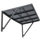 Solar panel on a white background