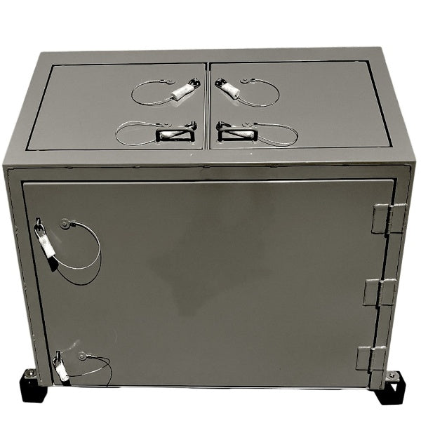 Trash Enclosure 64 Gallon Animal Proof Model WRAPMEDD64