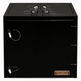 Black Taimco safe with multiple locks on a white background