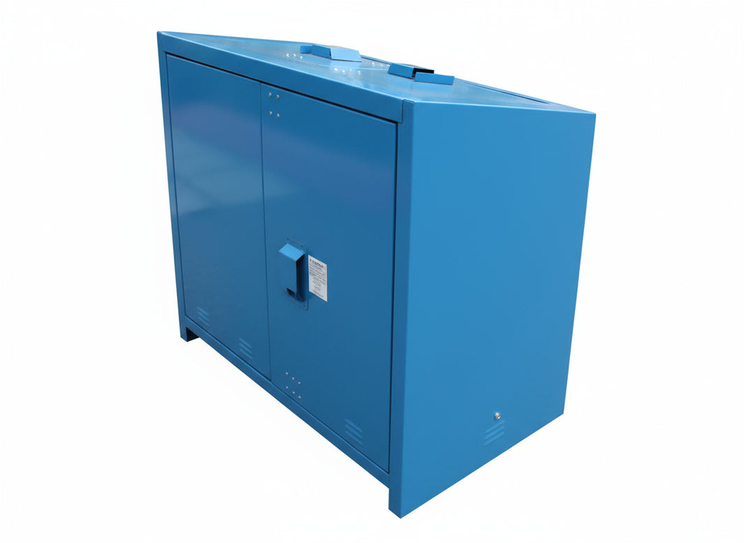 Double Trash Enclosure Wide Loading ADA Compliant - Model WRBE270ADA