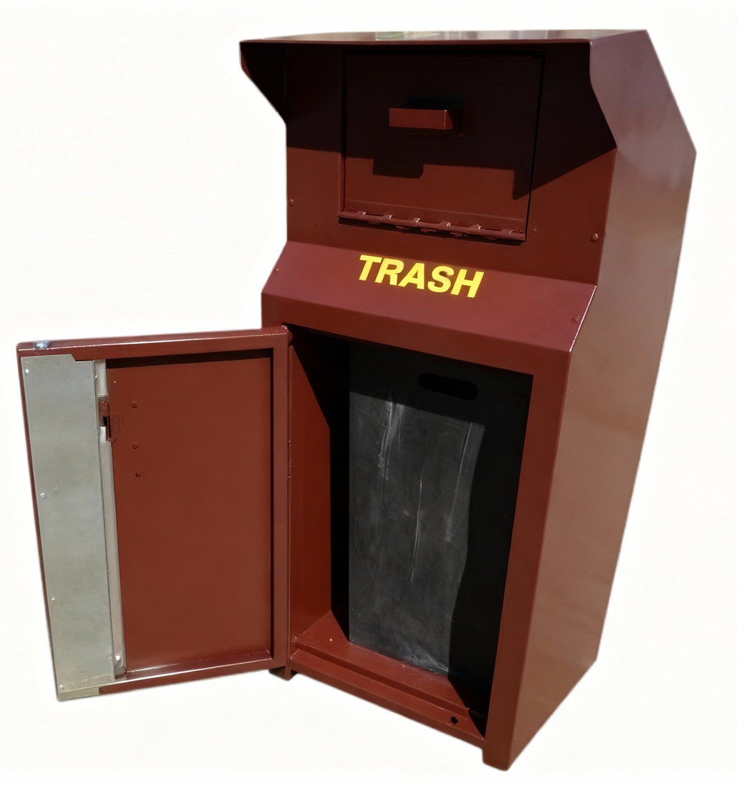 Single Trash Enclosure ADA Compliant - Model WRCE140