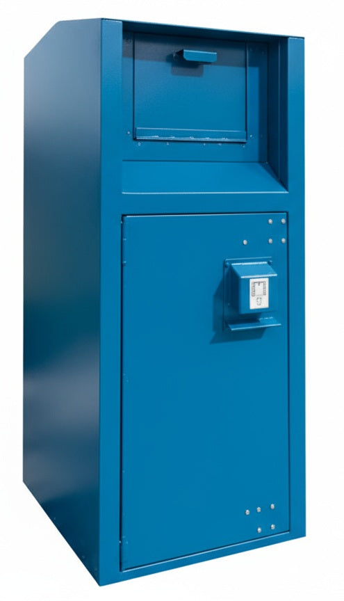 Single Trash Enclosure with Optional Hands-Free Foot Pedal ADA Compliant - Model WRCE140MBBADA