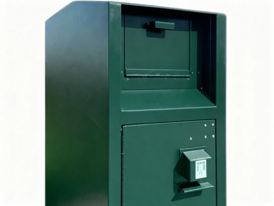 Single Trash Enclosure with Optional Hands-Free Foot Pedal ADA Compliant - Model WRCE140MBBADA