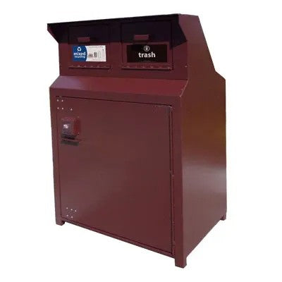 Double Trash Enclosure ADA Compliant - Model WRCECH240