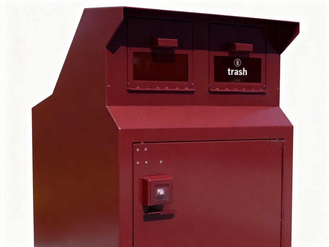 Double Trash Enclosure ADA Compliant - Model WRCECH240