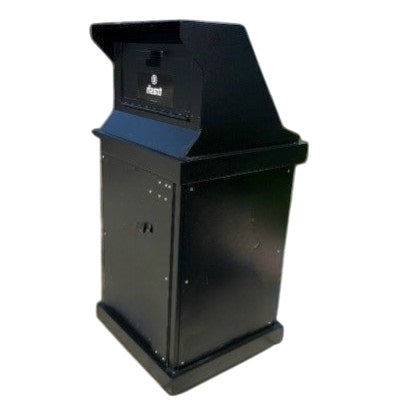 Single Trash Enclosure Wide Loading ADA Compliant - Model WRCHW40ADA