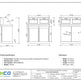 Technical dimension drawing and product specification sheet for a double trash envelope wide loading ADA compliant model VRC18HBADA trash bin by TAIACO.