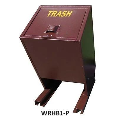 HID-A-BAG Mini Single Trash Recycling Enclosure, 70 GAL - Model WRHB1