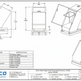 Technical specification sheet and dimension drawing for a 70-gallon urban next single trash recycling bin, showing multiple orthographic views with measurements, a description table, and a Trimco logo at the bottom.