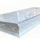 Metal roof vent on a white background