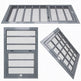 Heavy‑duty aluminum window well grate with expanded‑metal mesh and reinforced frame, designed for basement safety and ventilation.