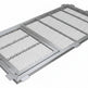 Heavy‑duty aluminum window well grate with expanded‑metal mesh and reinforced frame, designed for basement safety and ventilation.