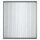 Metal grill grate on a white background