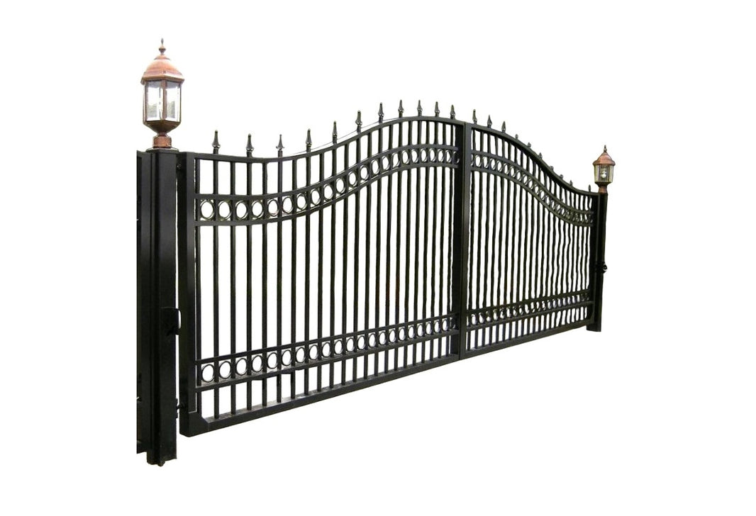 Beautiful Vintage Style | Custom Fabricated Dual Swing Gate Custom made in Canada 18'L | Model #999