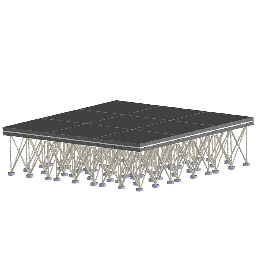 Accordion Stage 12X20 Feet Portable Model STA360A12X20-Taimco