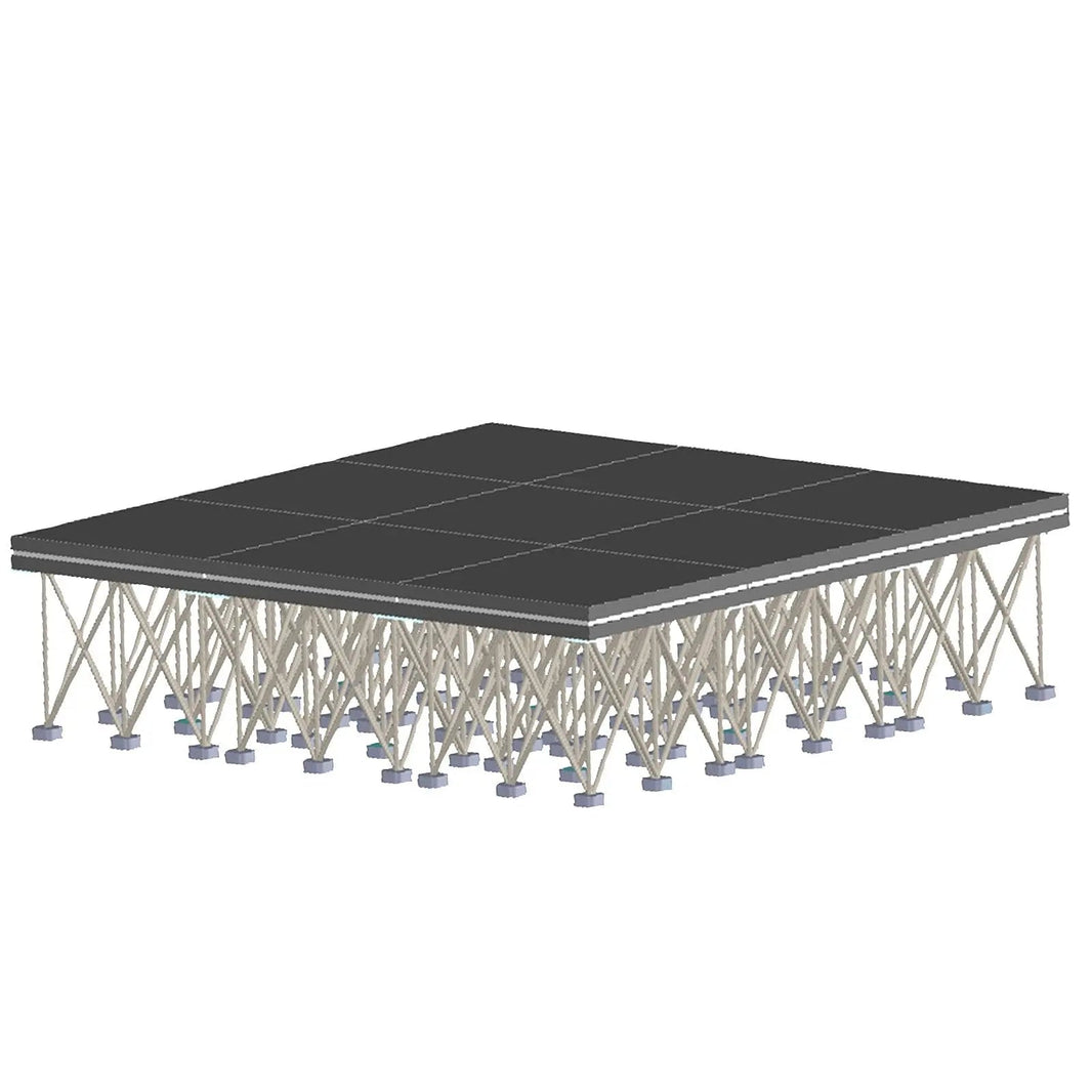 Accordion Stage 12X20 Feet Portable Model STA360A12X20-Taimco