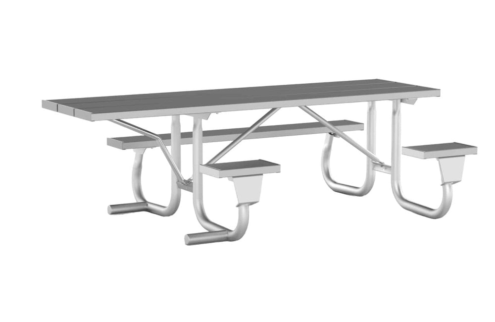 ADA Accessible Metal Picnic Tables | Picnic Table & Seat | Model ADAPT234-Taimco