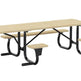 ADA Accessible Metal Picnic Tables | Picnic Table & Seat | Model ADAPT234-Taimco