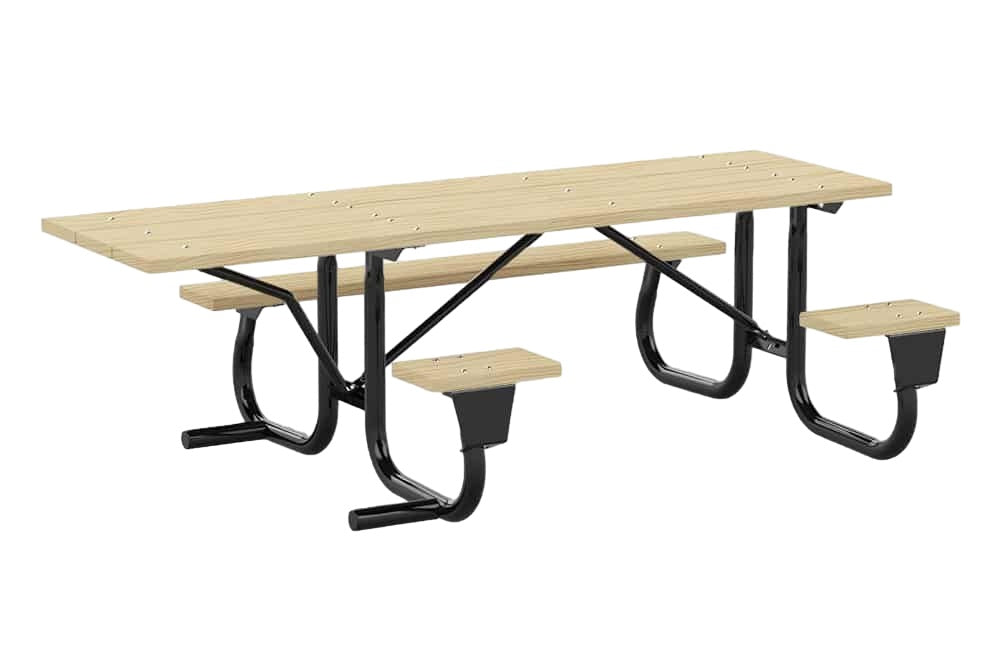 ADA Accessible Metal Picnic Tables | Picnic Table & Seat | Model ADAPT234-Taimco