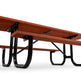 ADA Accessible Wood Top Picnic Tables | Picnic Table & Seat | Model ADAPT224-Taimco