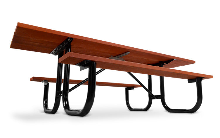 ADA Accessible Wood Top Picnic Tables | Picnic Table & Seat | Model ADAPT224-Taimco