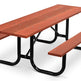 ADA Accessible Wood Top Picnic Tables | Picnic Table & Seat | Model ADAPT224-Taimco