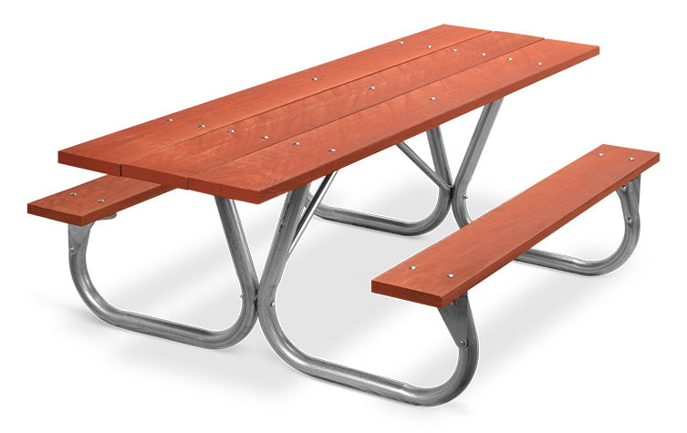 ADA Accessible Wood Top Picnic Tables | Picnic Table & Seat | Model ADAPT225-Taimco