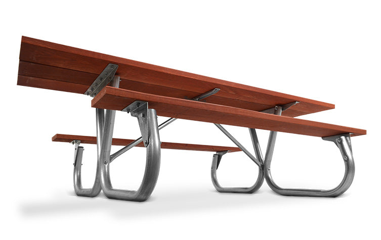 ADA Accessible Wood Top Picnic Tables | Picnic Table & Seat | Model ADAPT225-Taimco