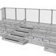 ADA Bleacher Series 10 Row System - Model BLECADA10-Taimco