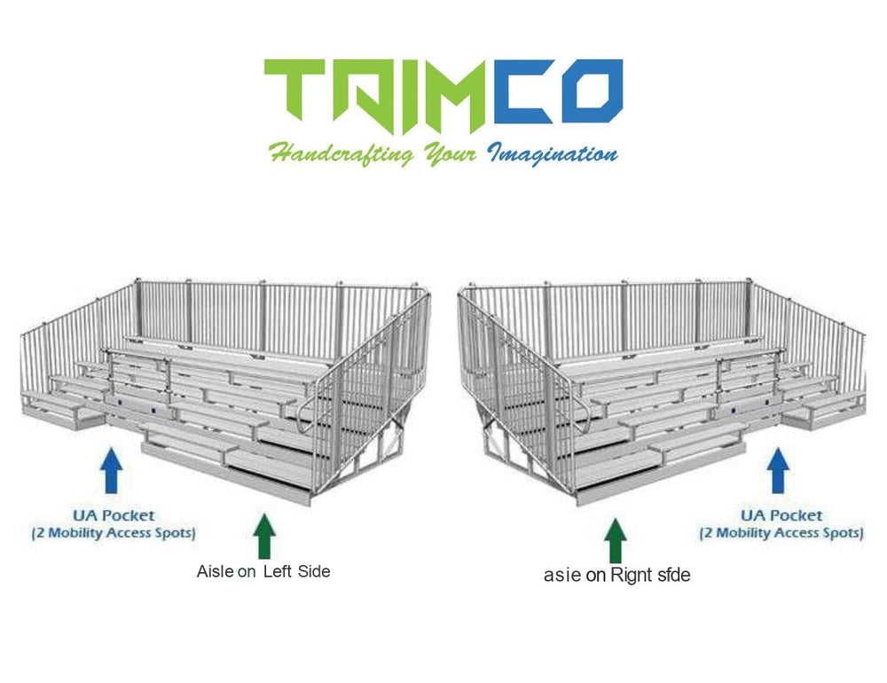 ADA Bleacher Series 10 Row System - Model BLECADA10-Taimco