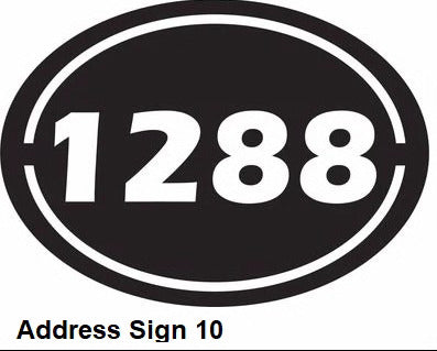 Address Signs | Metal Signs | Made in Canada - Model # MA571-Taimco