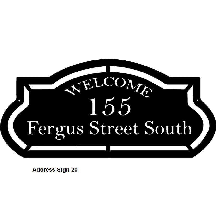 Address Signs | Metal Signs | Made in Canada - Model # MA571-Taimco