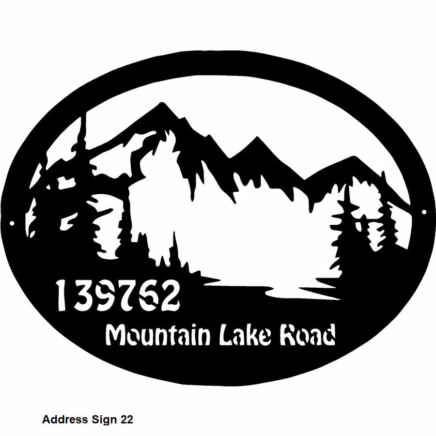 Address Signs | Metal Signs | Made in Canada - Model # MA571-Taimco