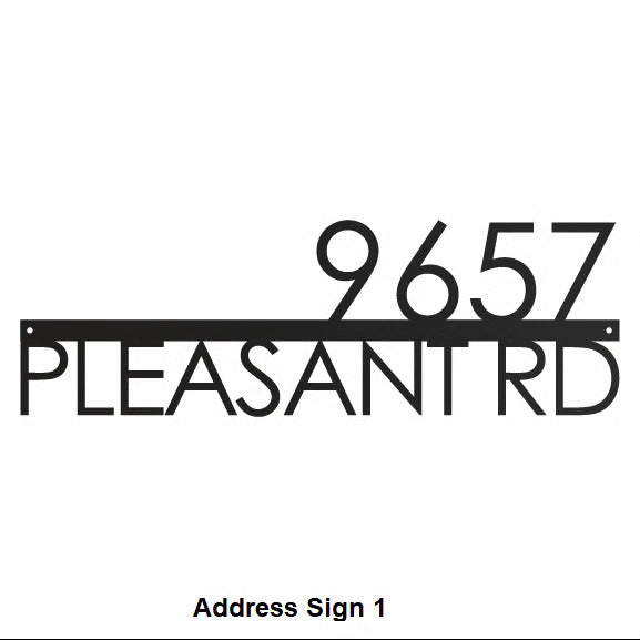 Address Signs | Metal Signs | Made in Canada - Model # MA571-Taimco