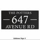 Address Signs | Metal Signs | Made in Canada - Model # MA571-Taimco