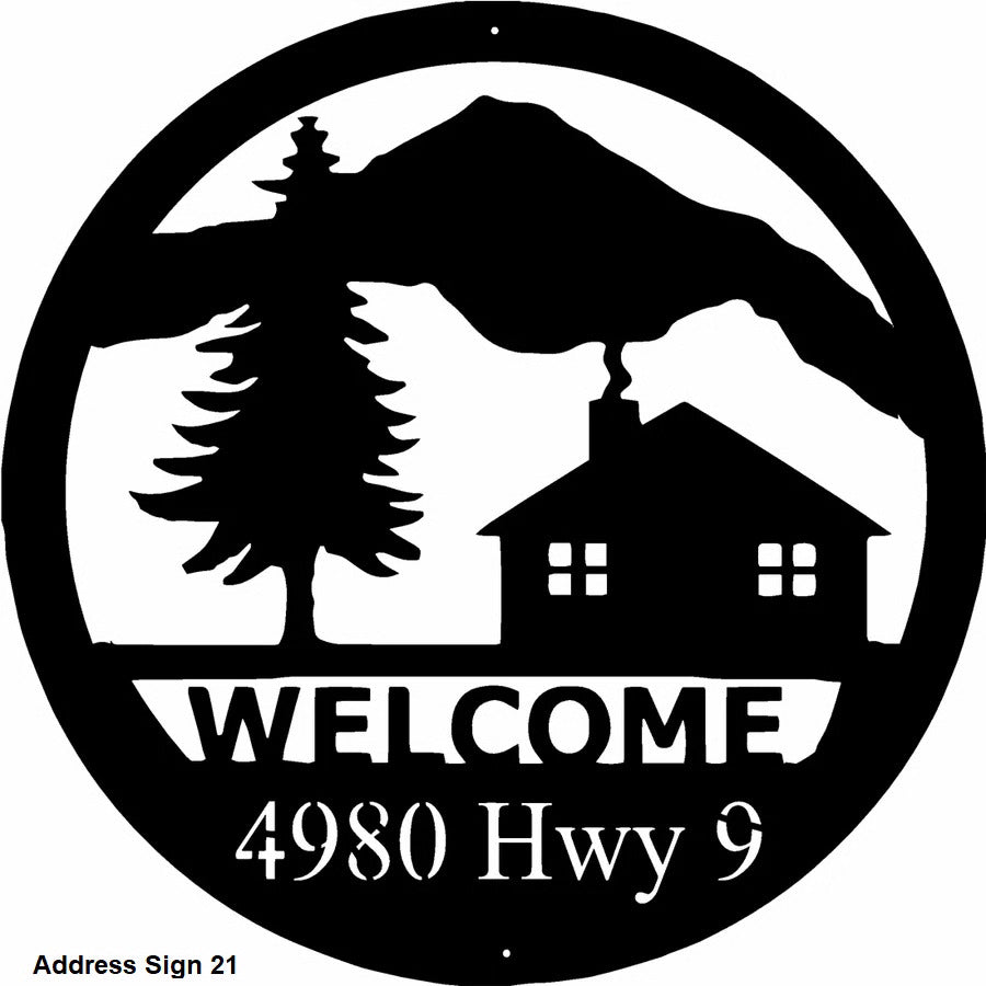 Address Signs | Metal Signs | Made in Canada - Model # MA571-Taimco