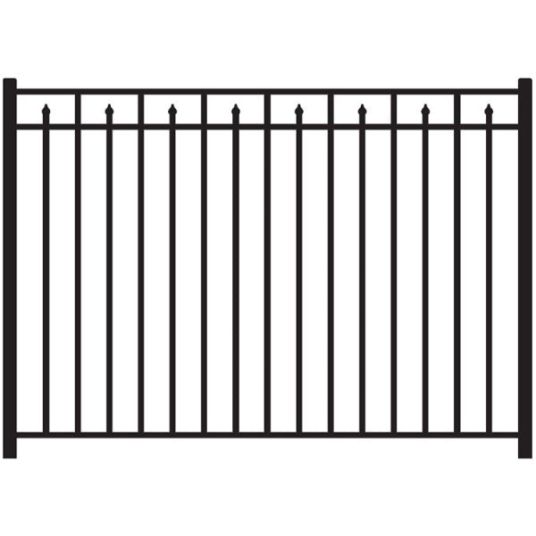 Aluminum Finials Fence Panel - Model # FP953-Taimco